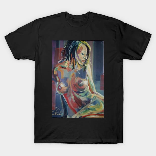 Nude Abstract 5271 T-Shirt by artsale